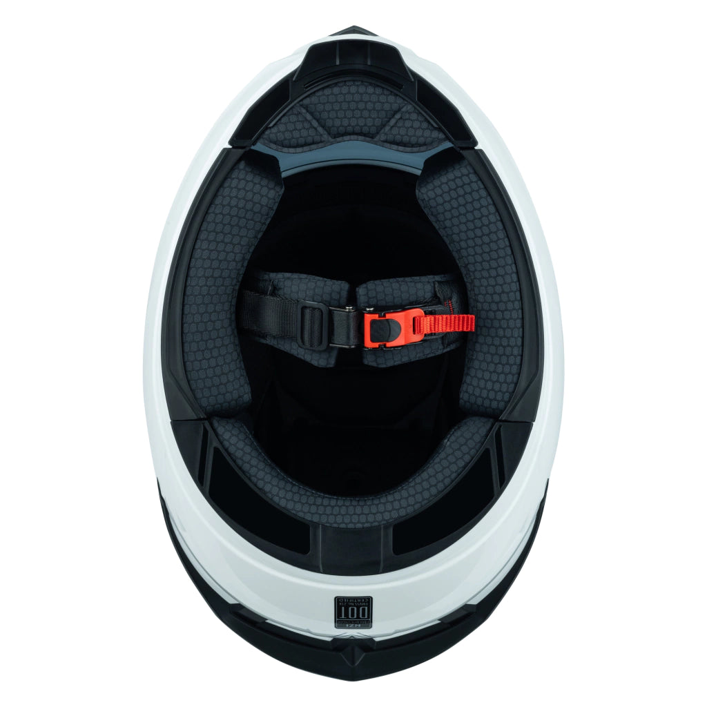 Casco fibra byte steam Blanco