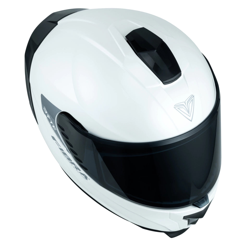 Casco fibra byte steam Blanco