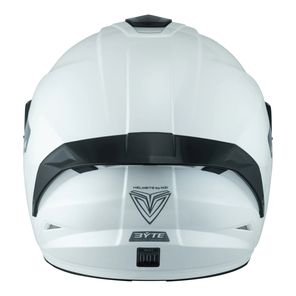 Casco fibra byte steam Blanco