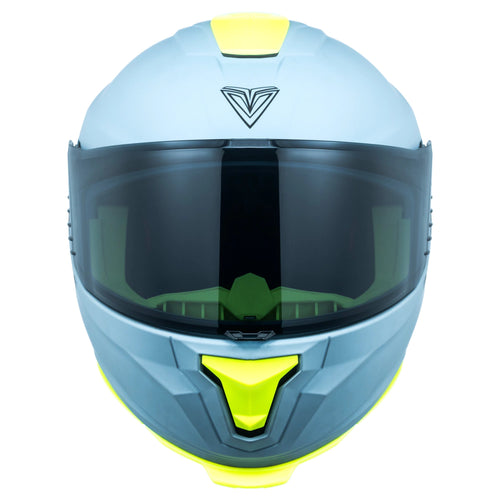 Casco Fibra Byte Steam Gris / Amarillo