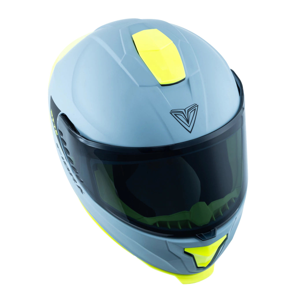 Casco Fibra Byte Steam Gris / Amarillo