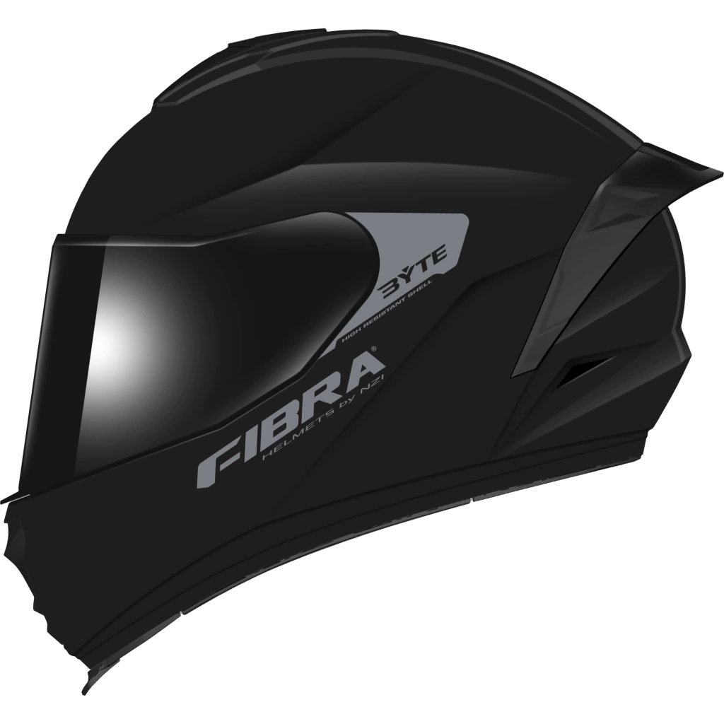 Casco Fibra Byte Steam Negro.